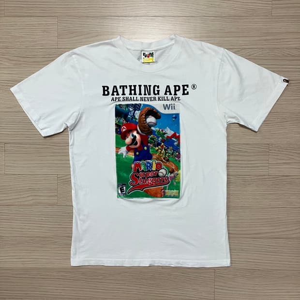 [Bape] 베이프 닌텐도 마리오 반팔티