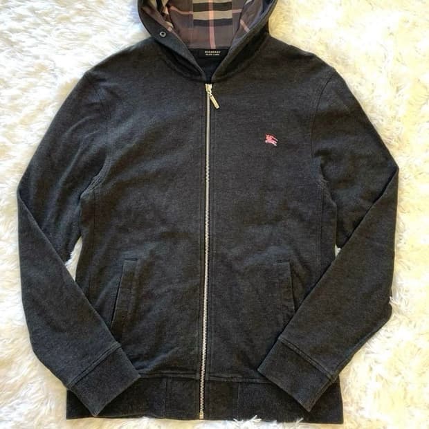 버버리 블루라벨 후드집업