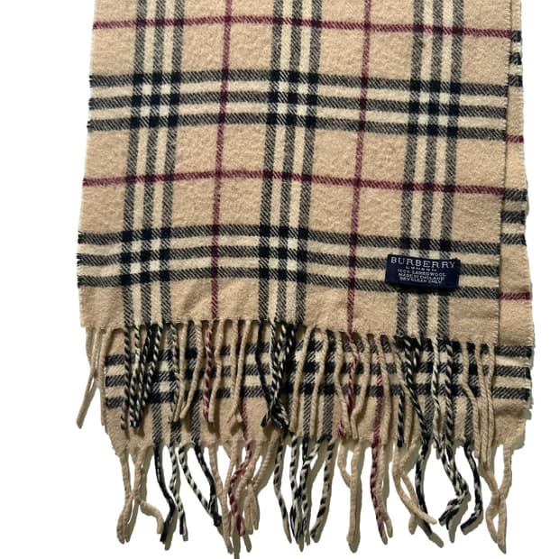 버버리 램스울 노바체크 머플러 목도리