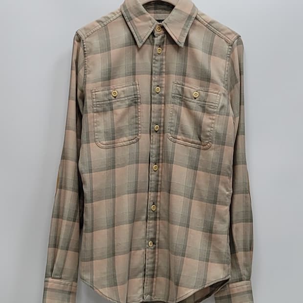 POLO 랄프로렌 소매패치 체크 셔츠 / 여 슬림핏 4사이즈