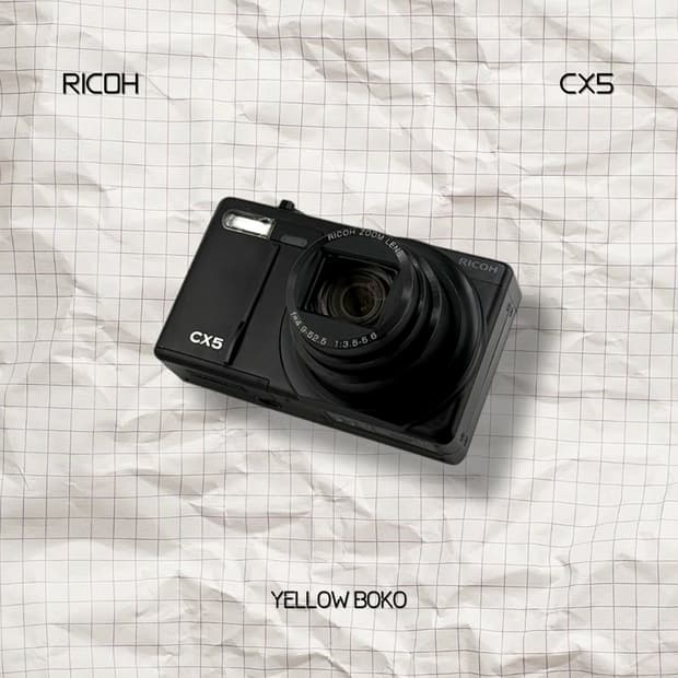 [필름 감성] 리코 RICOH CX5 레트로 디지털 카메라