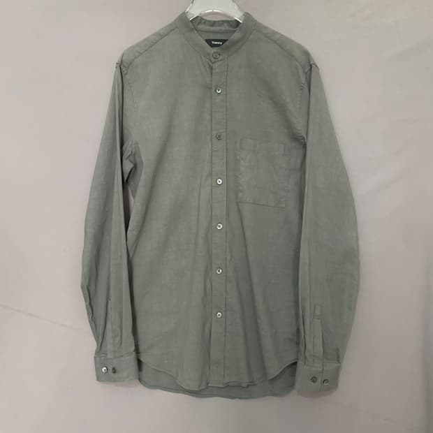 M THEORY 띠어리 차이나 카라 포켓 스판 린넨 셔츠