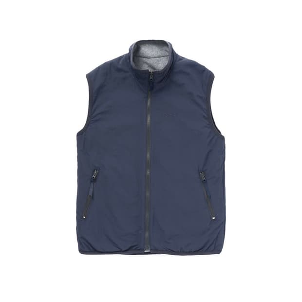 그라미치 리버서블 플리스 베스트 헤더 차콜