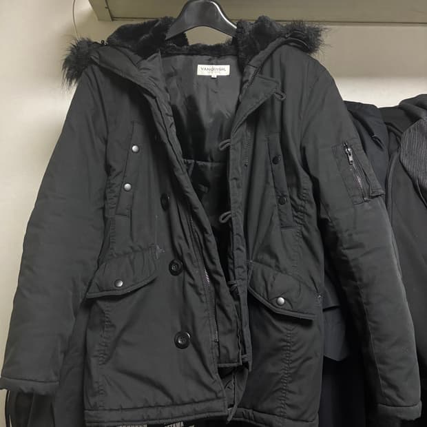 Vanquish 블랙 n3b자켓