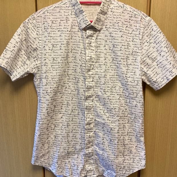 dior homme script shirt ss18