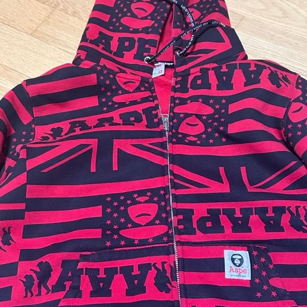 에이프 후드집업 판매