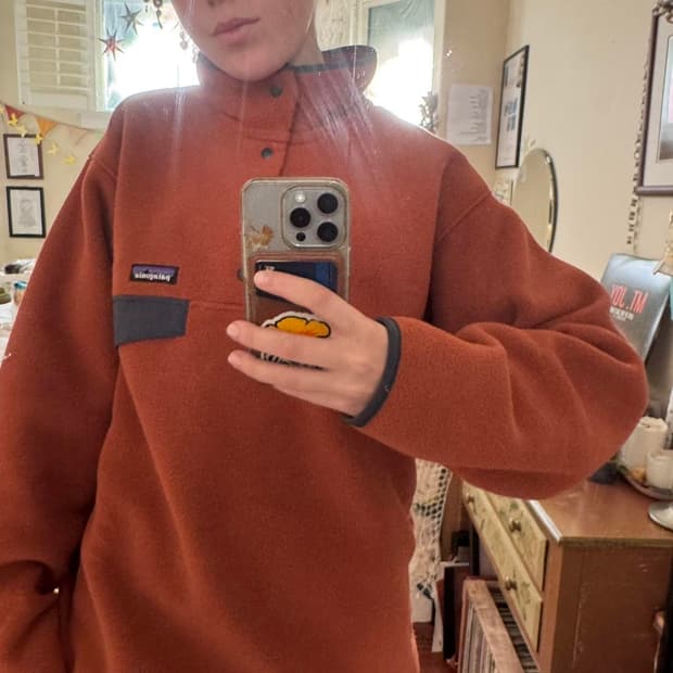 파타고니아 신칠라 스냅-T 버니쉬드 레드