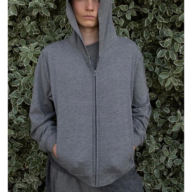 머듈 후드집업 3사이즈 그레이