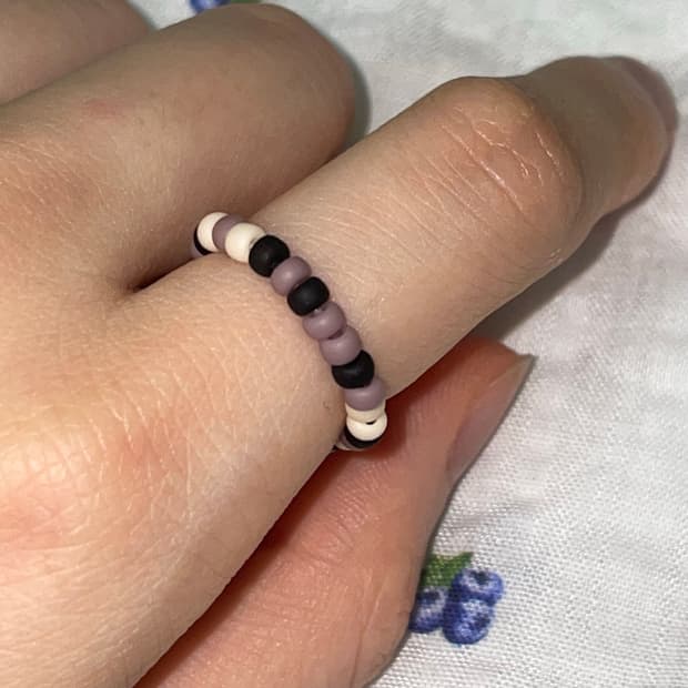 미유키 비즈 반지 3000원