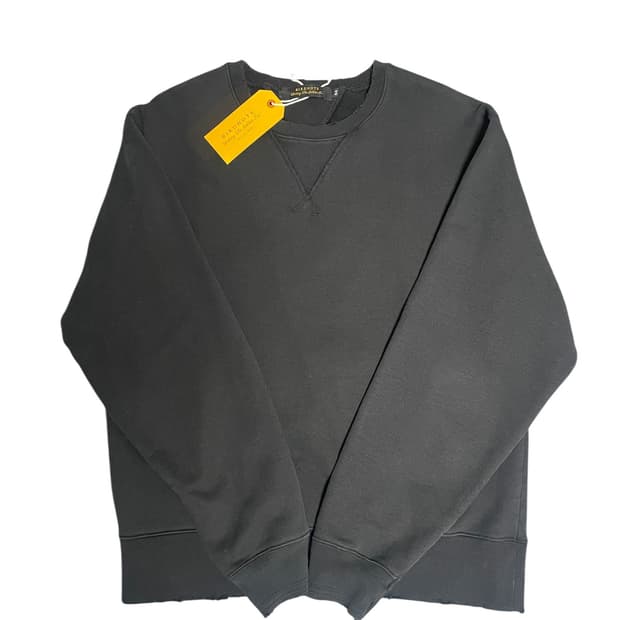 [버드노트] 더블V 스웻셔츠 / 블랙 / 44