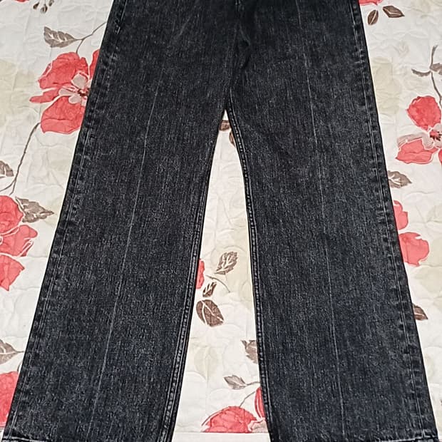 모드나인 와이드데님팬츠 30인치 기장107