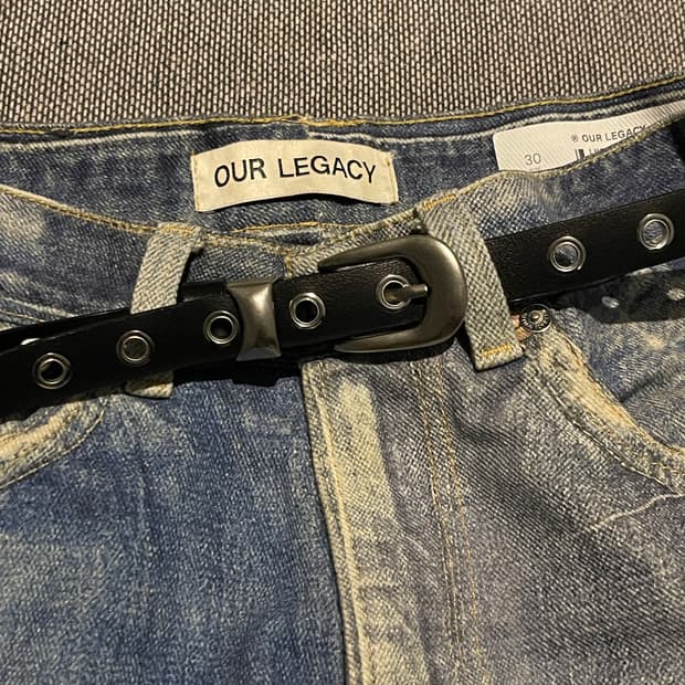 스터드 소가죽벨트