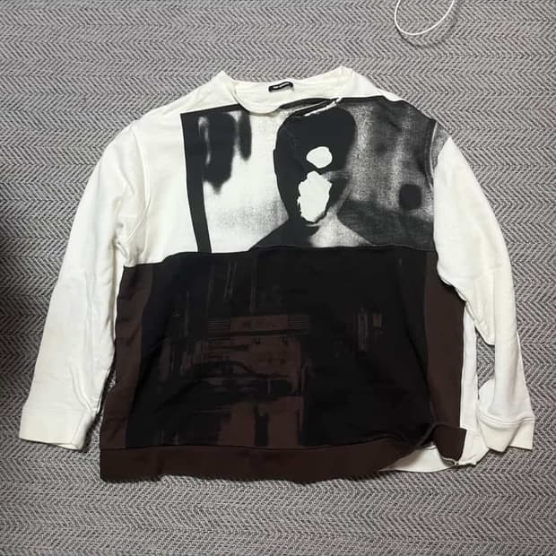 라프시몬스 18ss 블레이드 러너 스웻셔츠