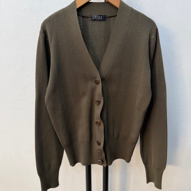 정품)TIME 타임 한섬 니트 가디건 90F