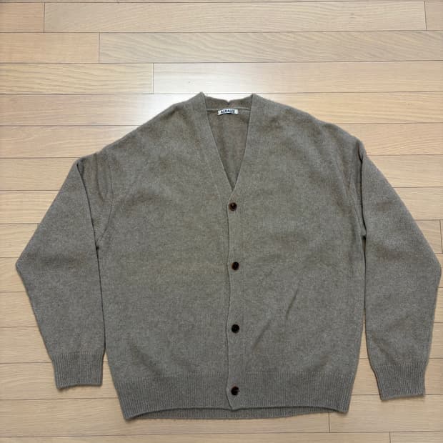 오라리 베이비 캐시미어 가디건 (4사이즈) 브라운