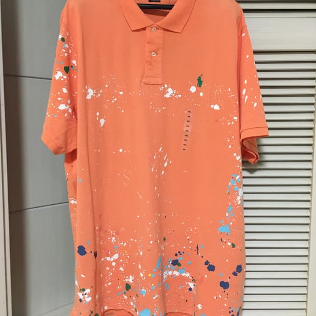 폴로 한정판 페인팅 PK셔츠 XXL