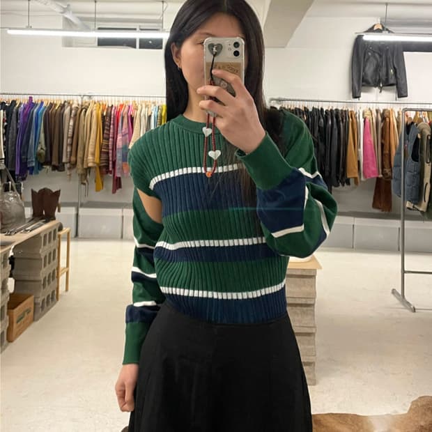 저널 스탠다드 볼레로 가디건 니트