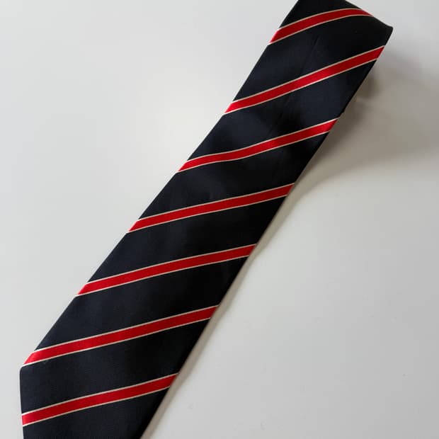 빈티지 레지멘탈 실크 넥타이 9cm