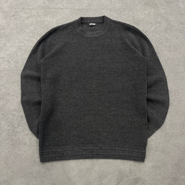 L 버커루 차콜 니트