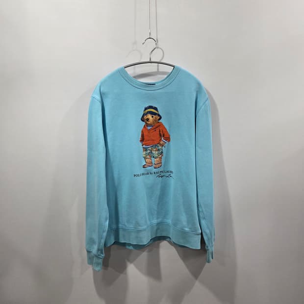 폴로랄프로렌 폴로베어 프린팅 기모 스웻셔츠 XL(18/20)