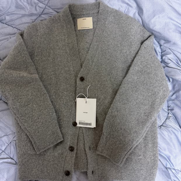 포터리 야크 알파카 포켓 가디건 3사이즈 멜란지그레이