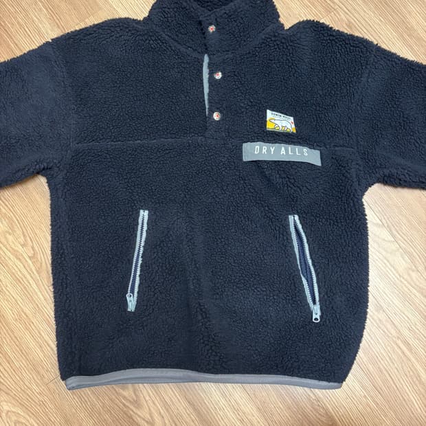 휴먼메이드 보아 플리스 하프집업 네이비 M