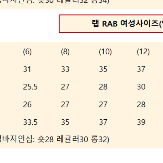Rab 경량패딩