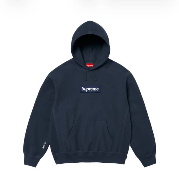 Supreme 박스로고 25fw 네이비 XL