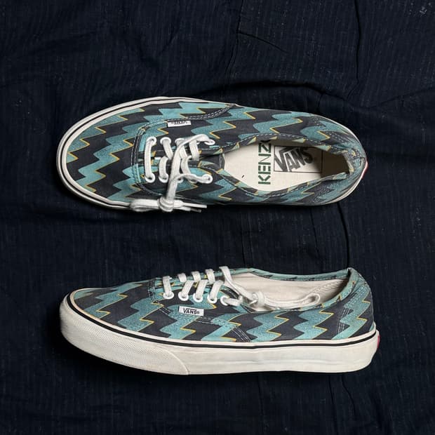 반스 x 겐조 어센틱 ‘라이트닝 볼트 - 아쿠아 블루’ US10