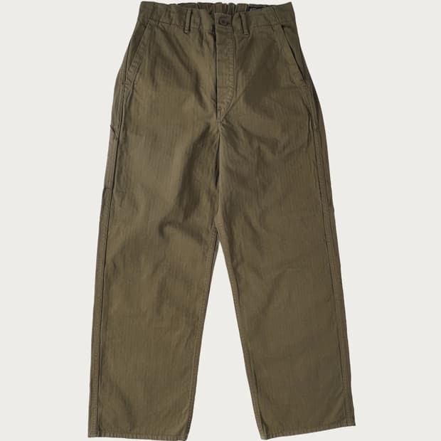 오어슬로우 와이드핏 프렌치 워크 팬츠