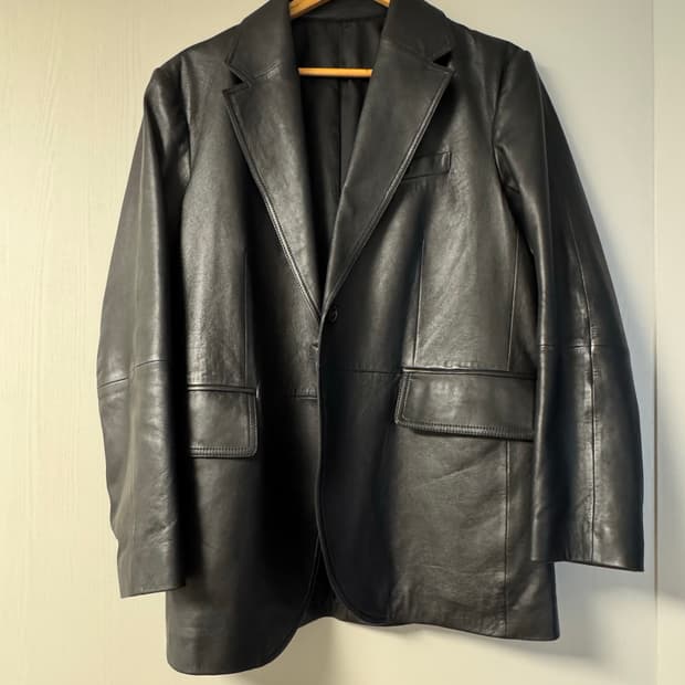 아르켓 가죽자켓 38