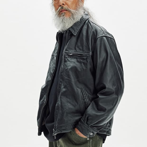 프리즘웍스 소가죽자켓 DESTROYED COWHIDE LEATHER