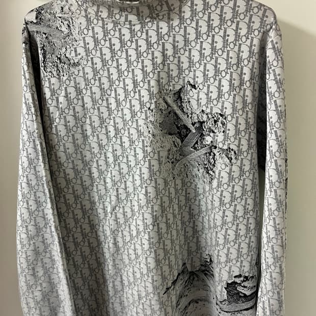 디올 오블리크 아샴 목폴라 티셔츠