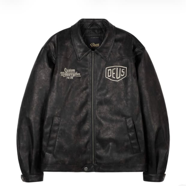 데우스 레더 자켓 XL