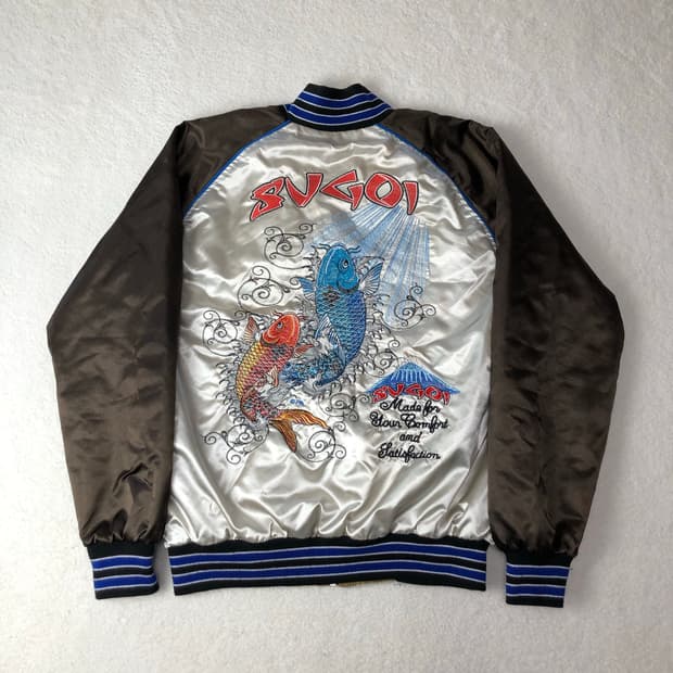 잉어 스카쟌 수베니어 자켓