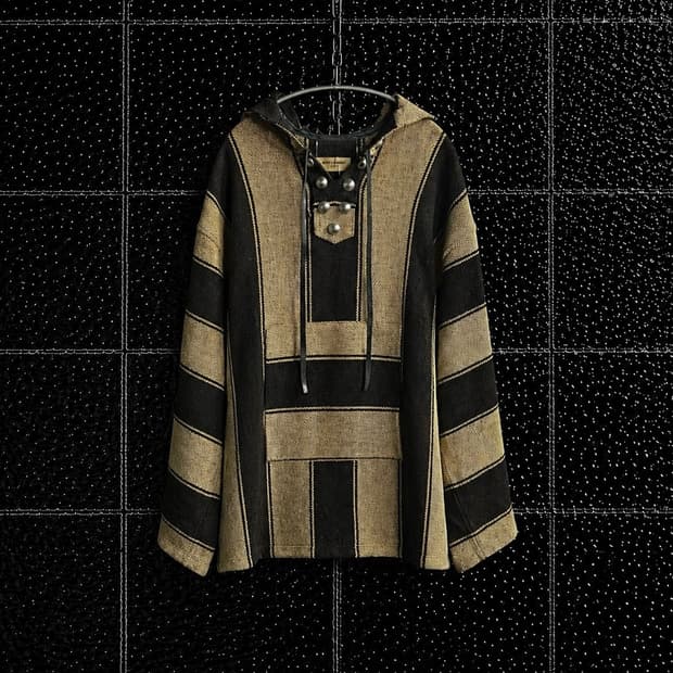 생로랑 15SS 스트라이프 린넨후드