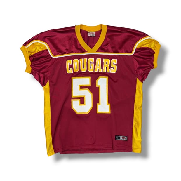 레드폭스 Red Fox 새틴 럭비 져지 made in USA (M) 