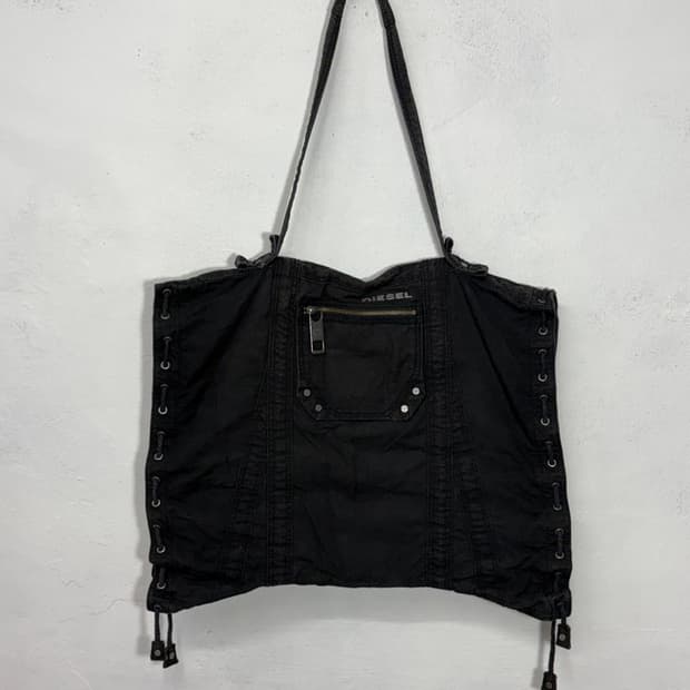 DIESEL Lace-up Bag 