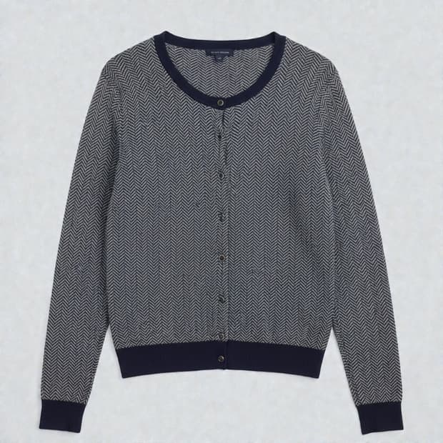 여성55)TOMMY 타미힐피거 피마코튼 가디건