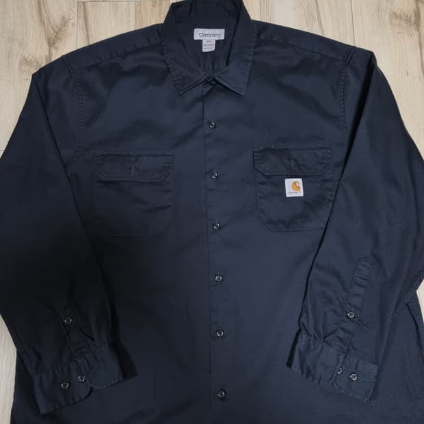 칼하트 워크셔츠 블랙 2XL