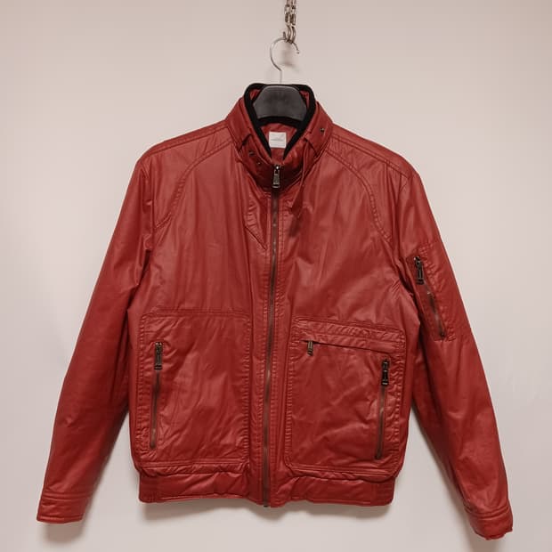 코모도 스퀘어 유니크 텍스처코팅 필드자켓