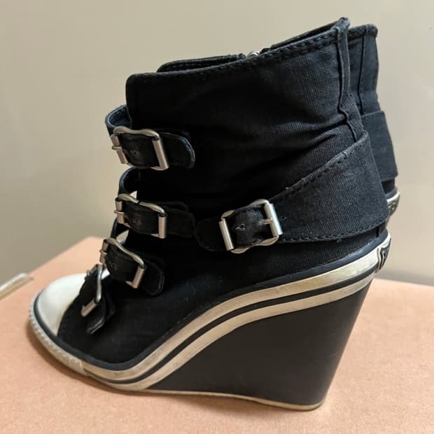 Ash 버진 웨지힐 스니커즈 37 