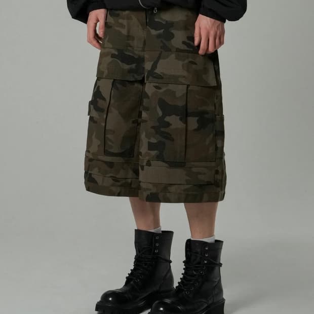 아이돈워너셀 Ignis Maxi Cargo Bermuda Shorts M