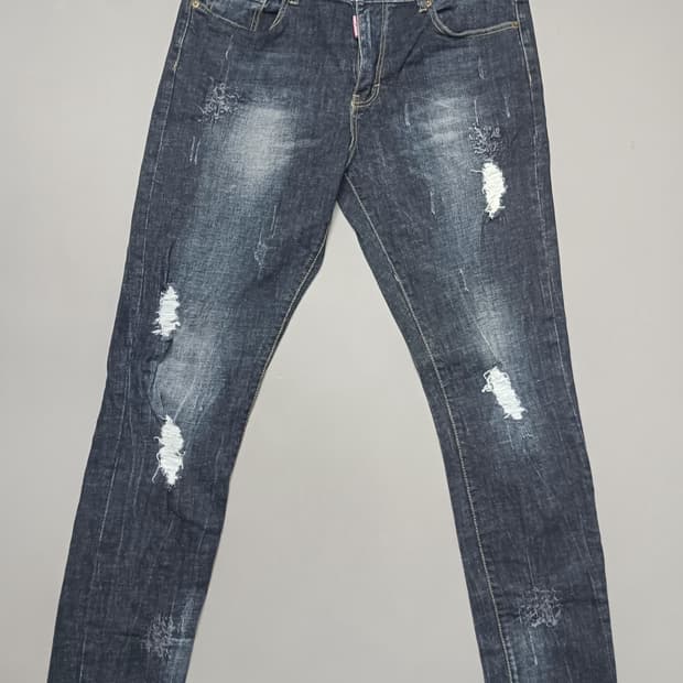 [36] 디스퀘어드2 진청 디스 슬림진 청바지