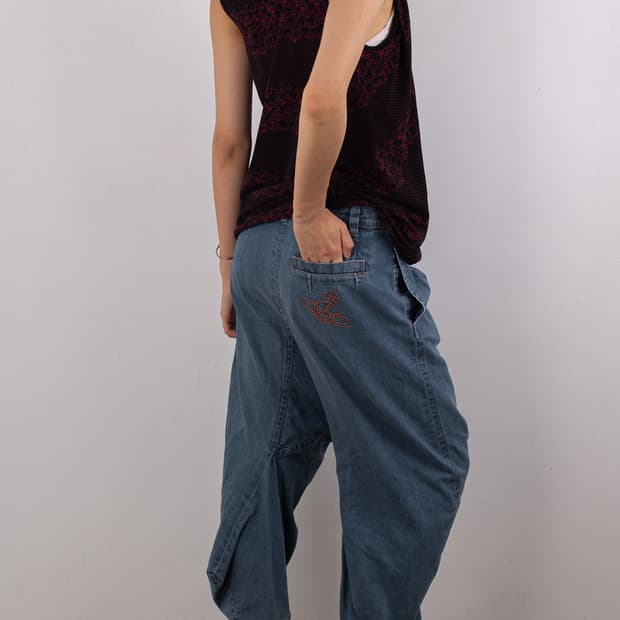 VIVIENNE WESTWOOD SARUEL DENIM PANTS