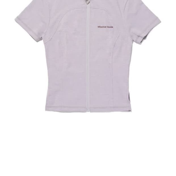미스치프 mock neck zip up s size