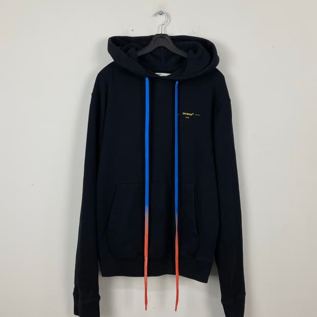 오프화이트 19FW 아크릴 애로우 후드티 M <596>