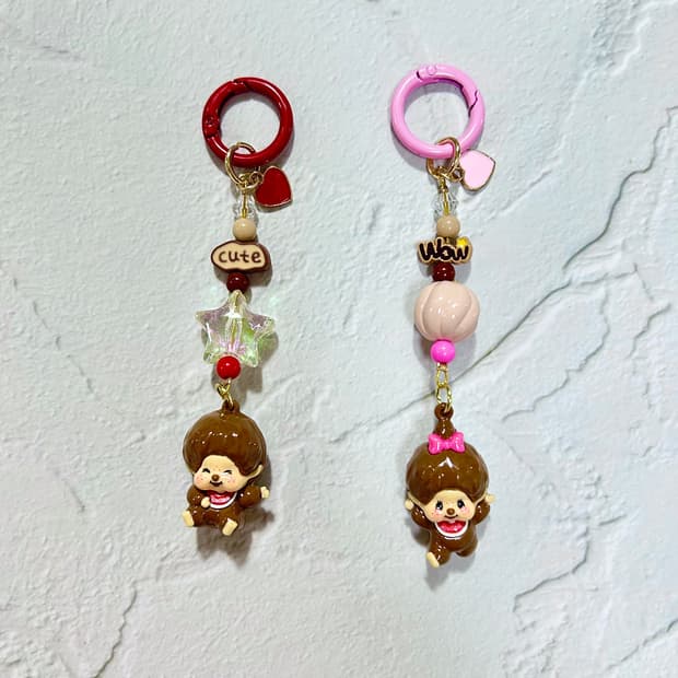 미니 몬치치 커스텀키링 (Cute / Wow ver.)