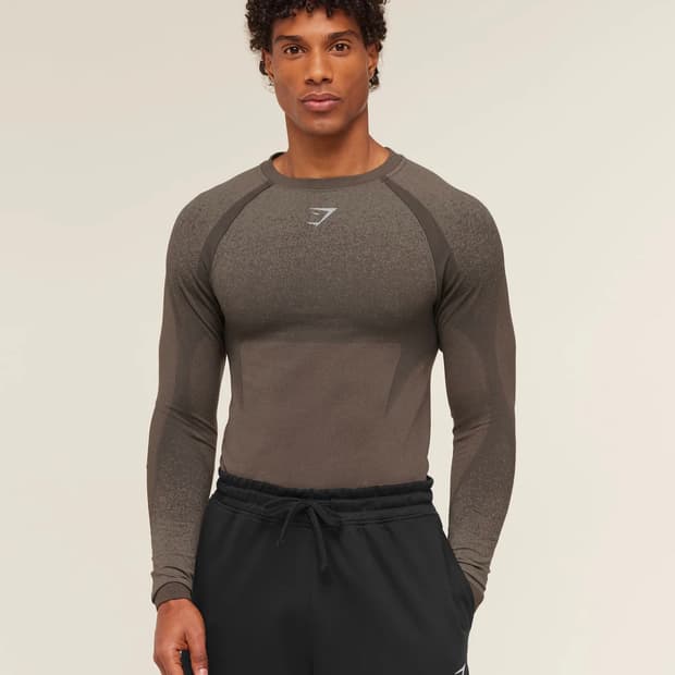 짐샤크 SHADOW SEAMLESS LONG SLEEVE T-SHIRT