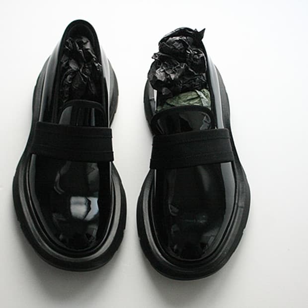 알렉산더 맥퀸 alexander mcqueen 블랙 구두 로퍼 새상품